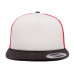 Кепка FlexFit 6005FW NO FOAM Trucker Black/White/Red