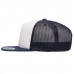 Кепка FlexFit 6005FW NO FOAM Trucker Navy/White/Navy