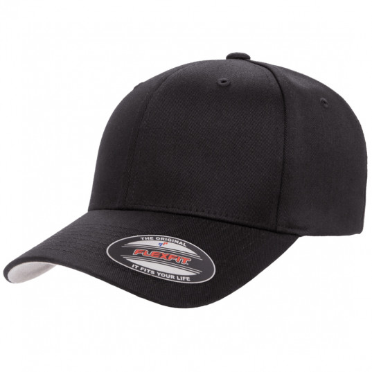 Кепка FlexFit 6277 Wooly Combed Black